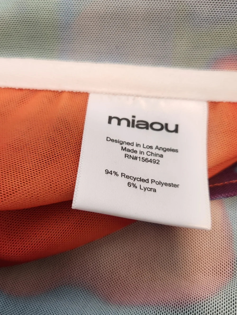 Miaou Tati Top In Thermal Print Size Small - Picture 5 of 8